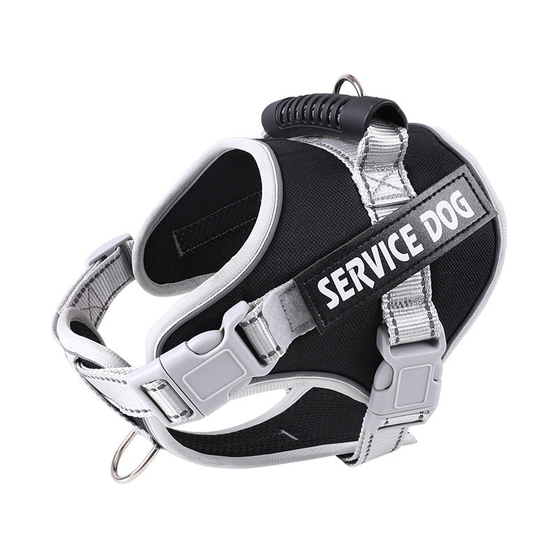 Reflective vest dog harness, 6 sizes available from Pet Royale UK