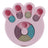 Dog puzzle slow feeder bowl in Paw, Pink