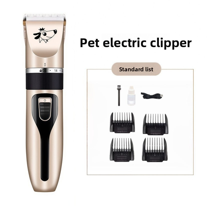 Cordless Dog Grooming Clipper Kit with Guide Combs and Bag