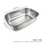 Stainless Steel Open Cat Litter Box, Oval Anti-Splash Tray