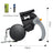 Retractable dog lead with built in poo bag dispenser and 5m tape
