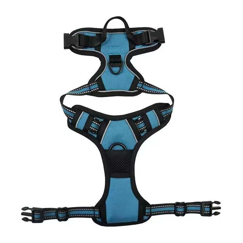 Reflective breathable nylon mesh dog harness, product image 42