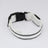 Light up dog collar with reflective strip glowing at night, product image 78
