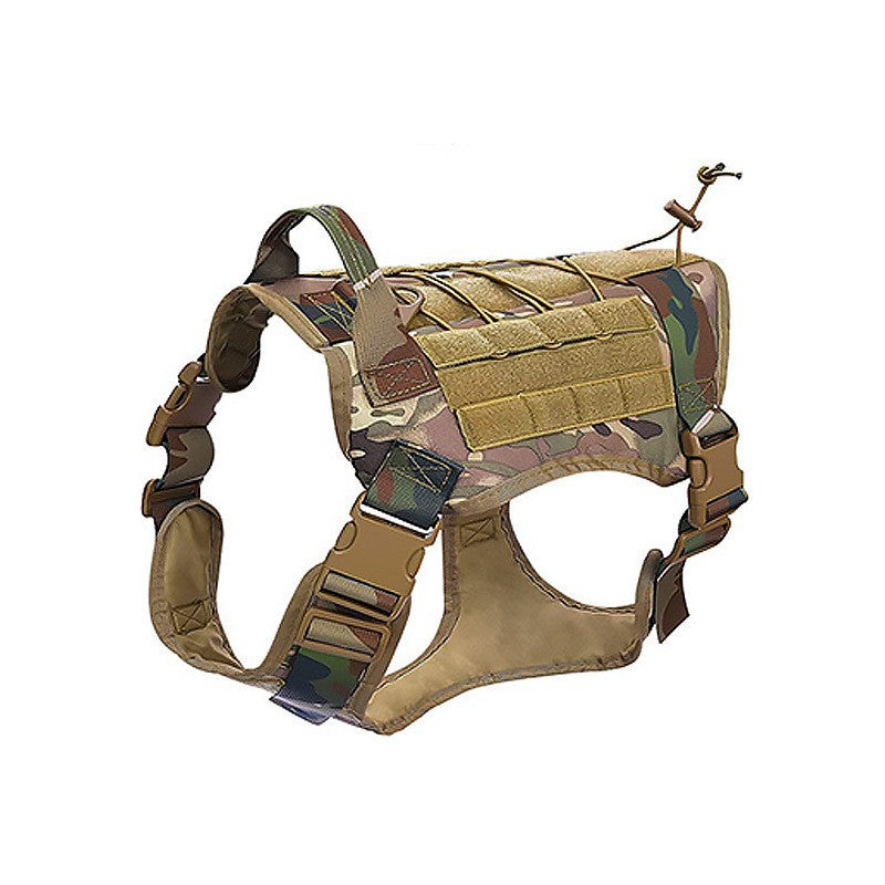 Tactical nylon dog harness for medium and large dogs, available from Pet Royale UK