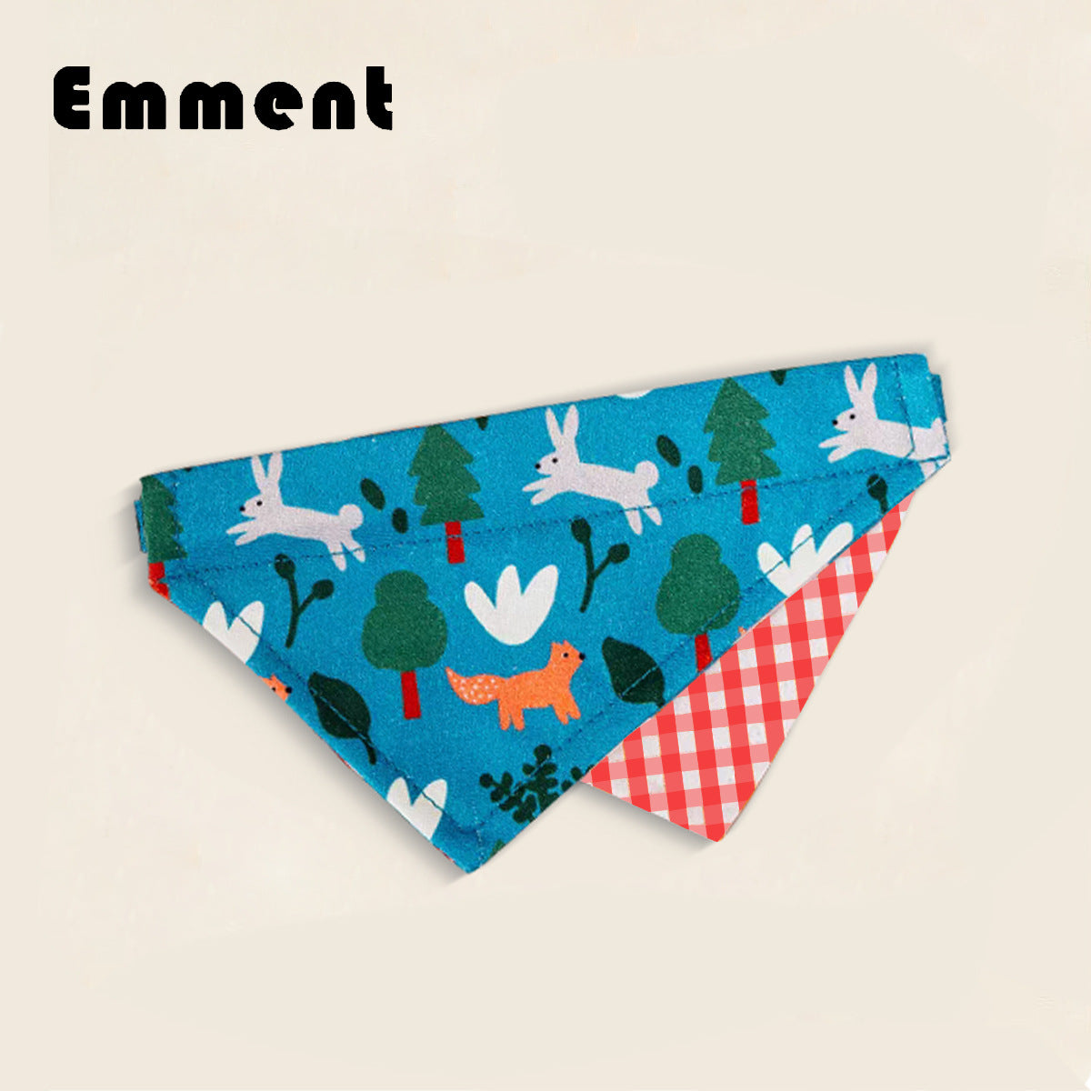 Cartoon print dog bandana scarf in a cute design, product image 20