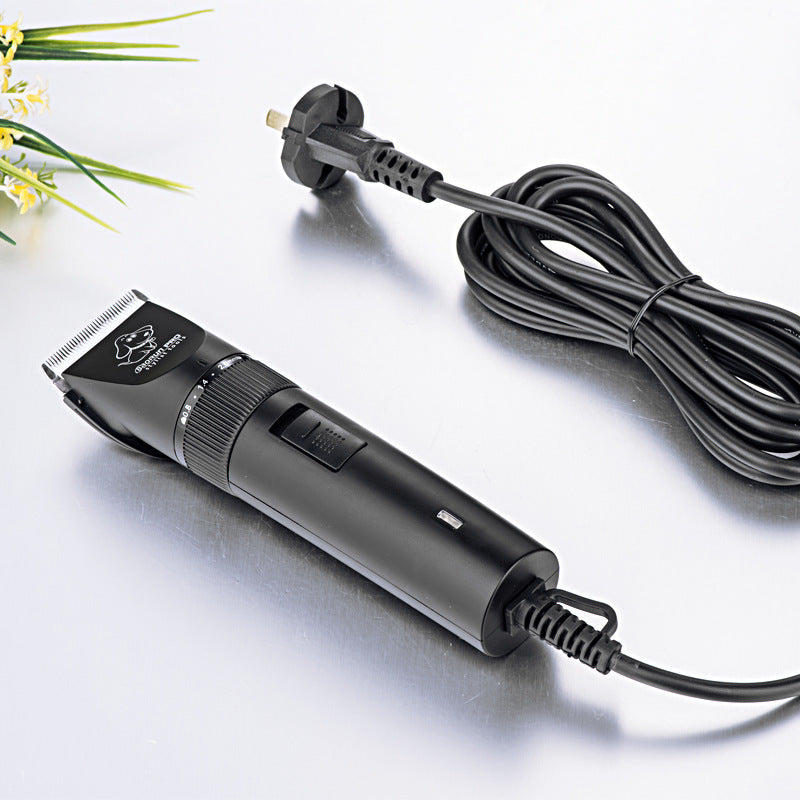 Electric Pet Grooming Clippers with Ceramic Blade, 110-240V
