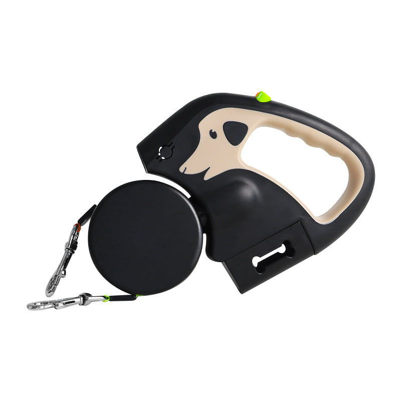 Dual head retractable lead with USB rechargeable LED light, product image 6