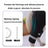 Black dog rear lift support sling with non-slip handles, product image 3