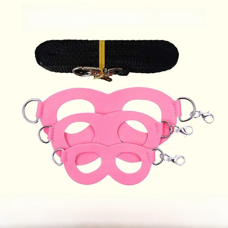 Escape-resistant faux leather lead for sugar gliders and hamsters, product image 8