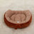 Round cartoon animal pet bed with chick face, product image 11
