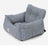 Foldable dog car kennel for back seat, product detail photo