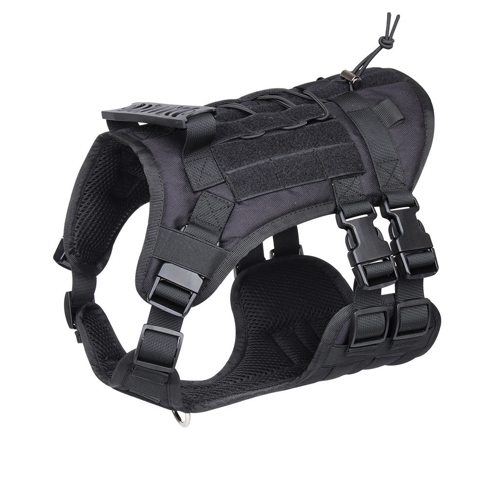 Water-resistant Oxford dog harness vest with reflective strips, product image 14