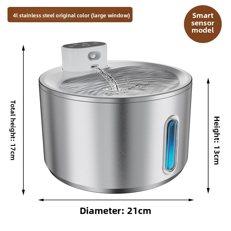 Automatic Stainless Steel Pet Water Dispenser