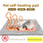 Brown pet mat with a black non-slip base
