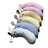 Sky blue check U-shaped pet pillow with chin rest, photo 5