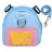 Small dog harness with backpack and lead, 9 sizes available
