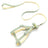 Printed chest harness and lead set for small dogs, ideal for everyday use