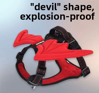Angel wings dog harness, ideal for walks, parties and photos