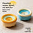 Splash-Proof Floating Dog Water Bowl with Anti-Spill Structure for Small to Medium Dogs