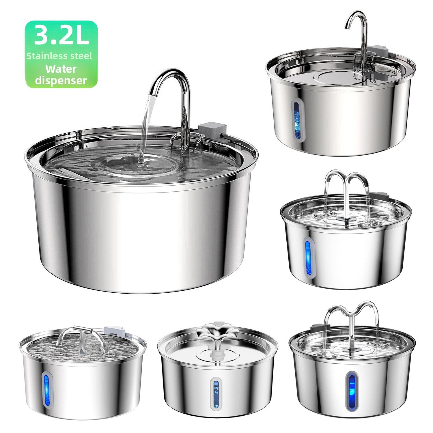 Stainless Steel Pet Water Dispenser