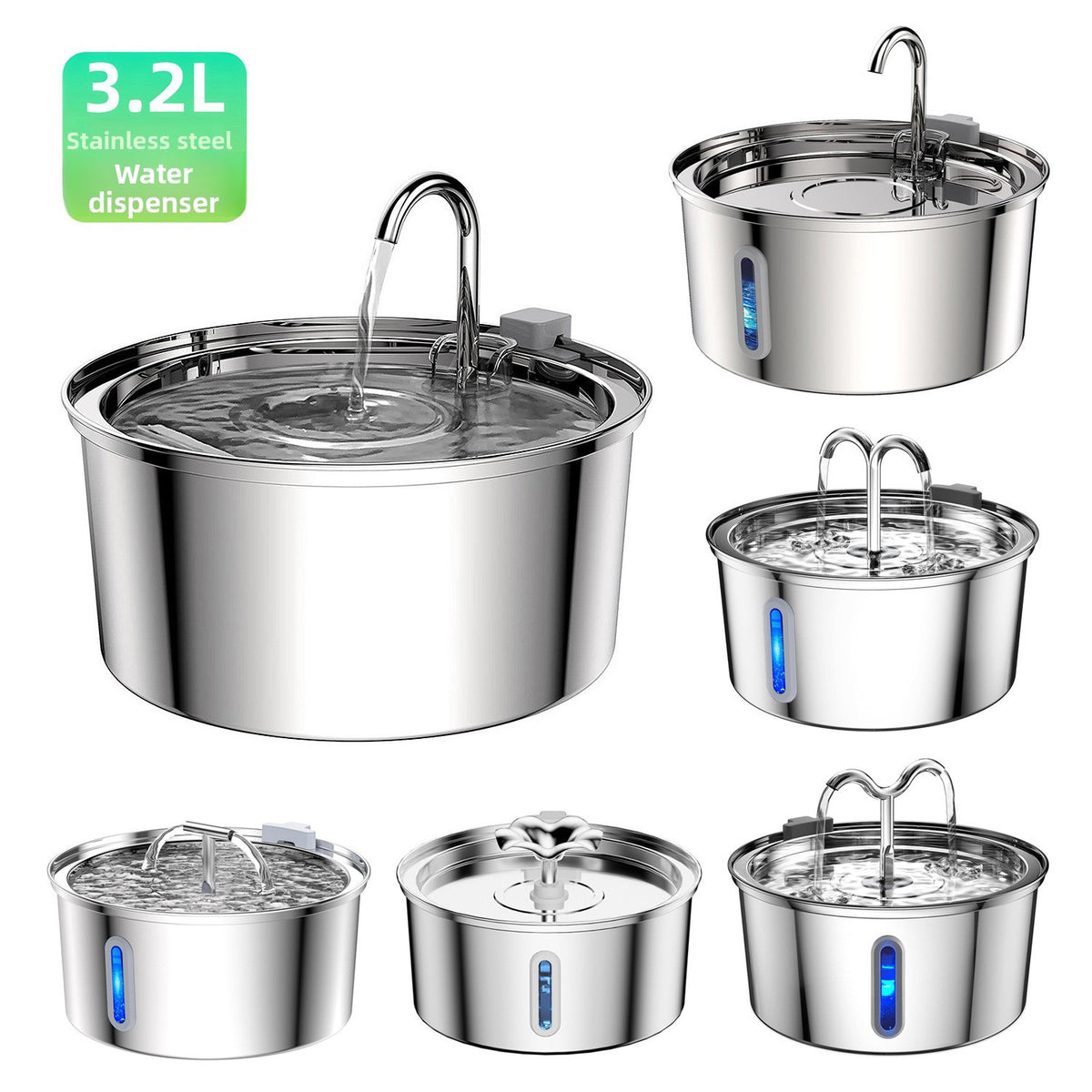 Stainless Steel Pet Water Dispenser