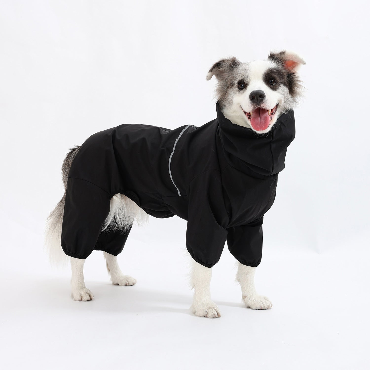 Waterproof windproof raincoat for large dogs, available in 3 colours, image 1