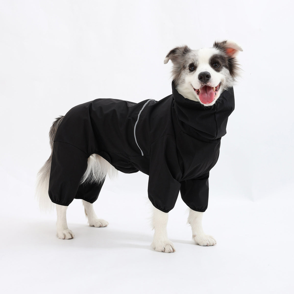 Waterproof windproof raincoat for large dogs, available in 3 colours, image 1