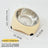 White raised tilted cat bowl with stainless steel dish, view 14
