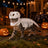 Dinosaur skeleton plush dog costume, available in 6 colours, sizes 90cm to 120cm, image 3