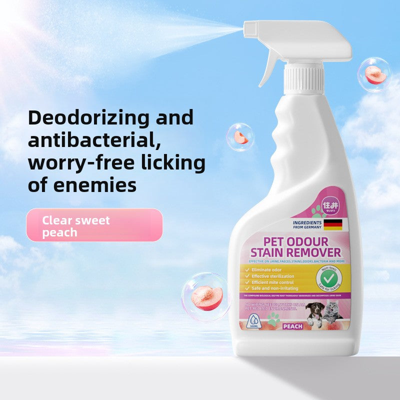 Bio-Enzyme Pet Odour Spray 500ml, Jasmine or Peach Scent