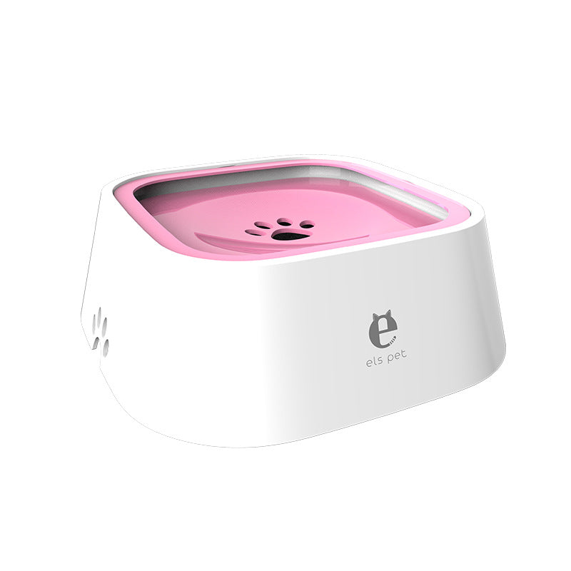 Floating Splash-Proof Anti-Tip Pet Water Bowl for Dogs and Cats in ABS